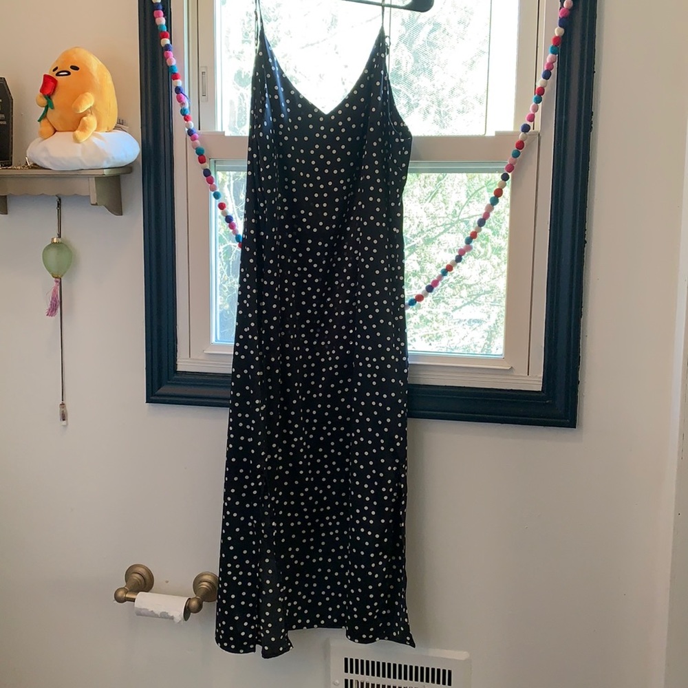EUC Polka Dot slip dress